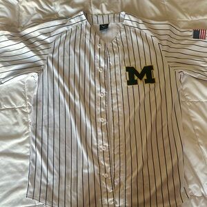 University of Michigan baseball jersey